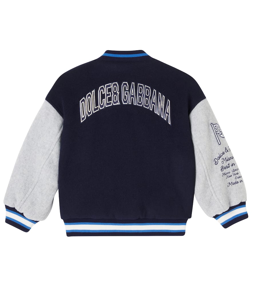 DG wool-blend varsity jacket