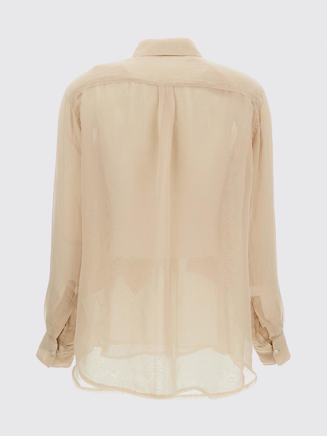 COMME DES GARÇONS Shirt Woman color Beige