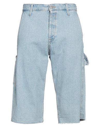 Man Denim shorts Blue Size 30 Cotton, Recycled cotton