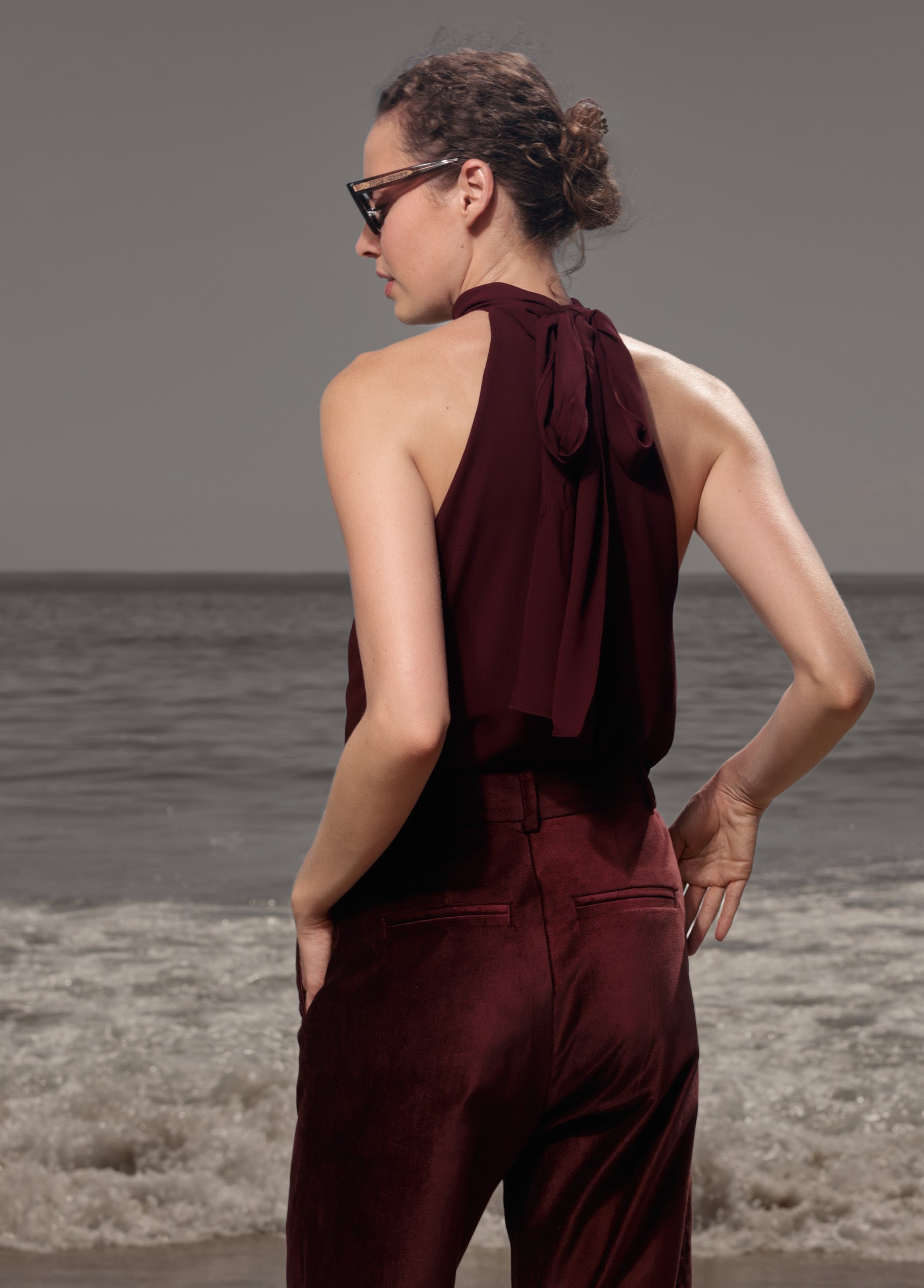 Nysa Top - Burgundy