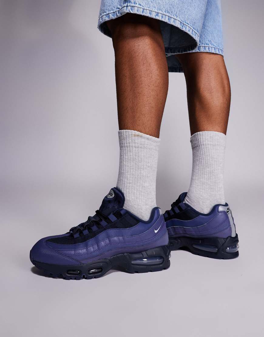 Air Max 95 OG sneakers in purple & gray