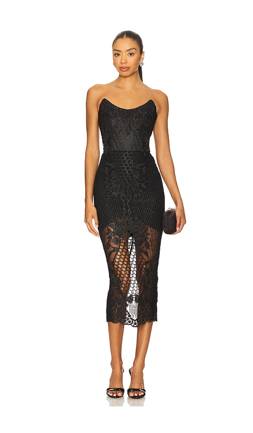 Zhivago Imprint Dress in Black. 10 also