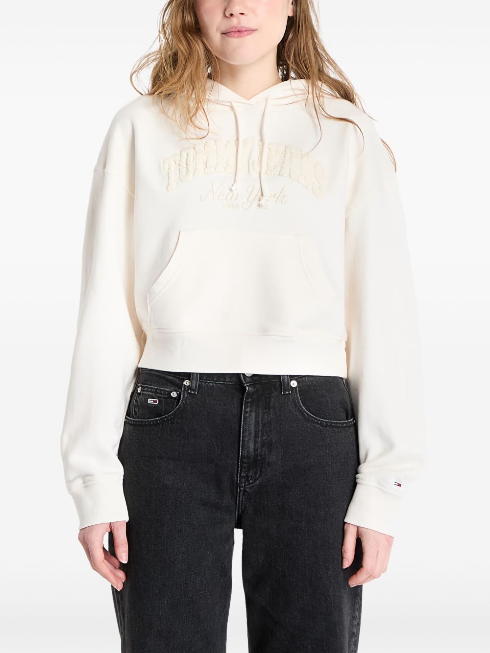 Cropped hoodie - Neutrals