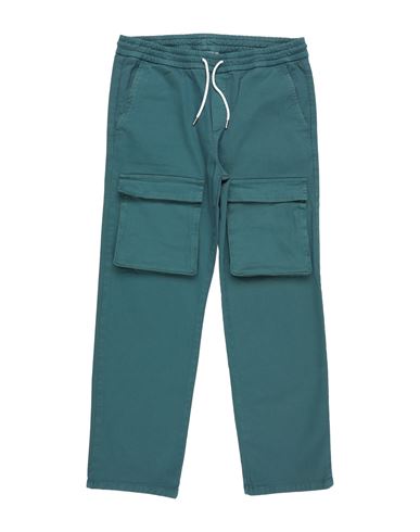 Kid Boy Pants Deep teal Size 10 Cotton, Elastane