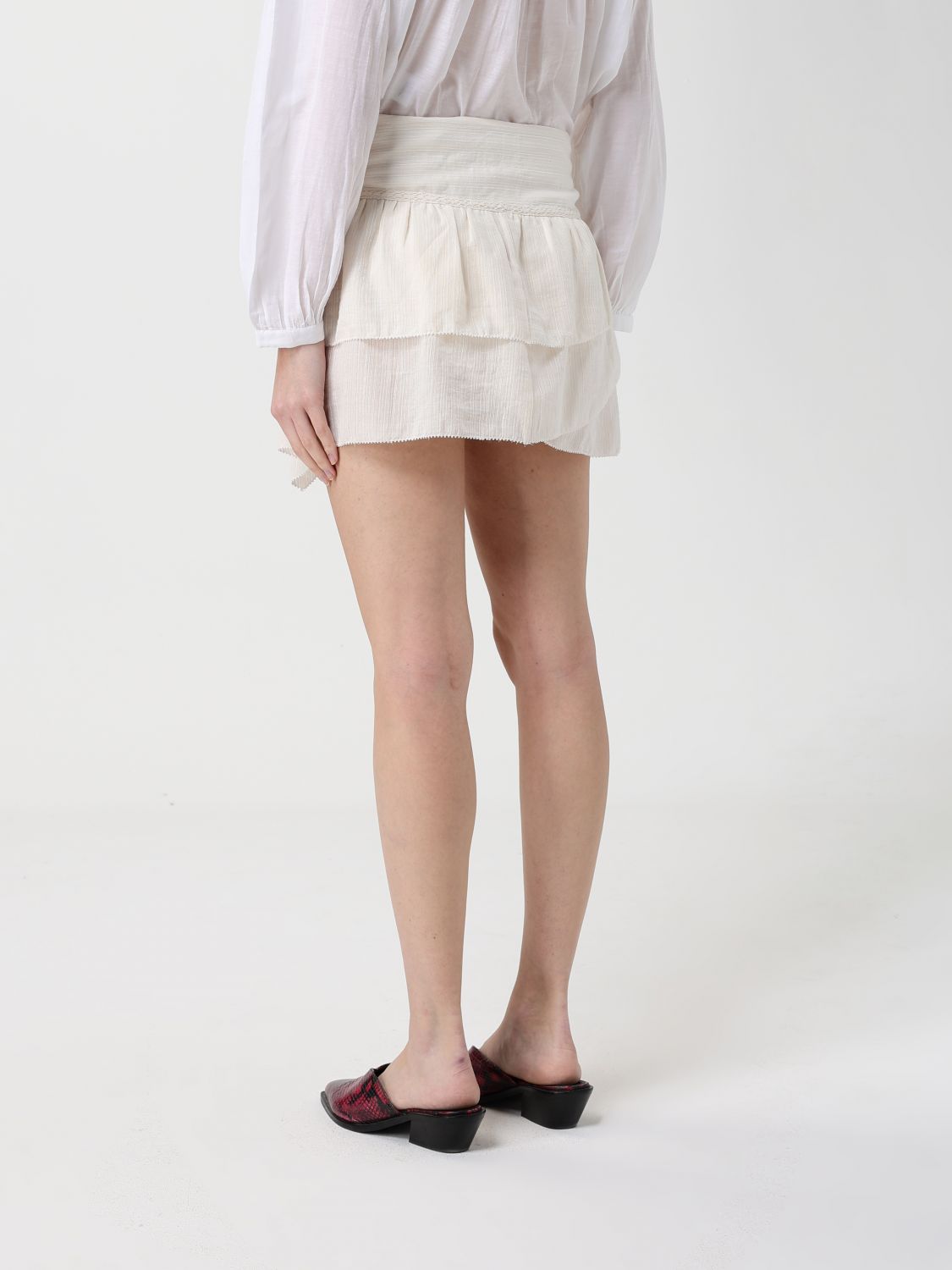 Skirt Woman color Beige