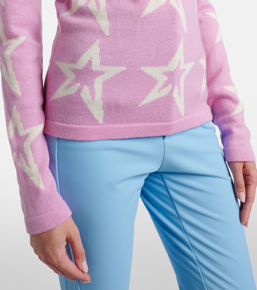 Star Dust wool turtleneck sweater