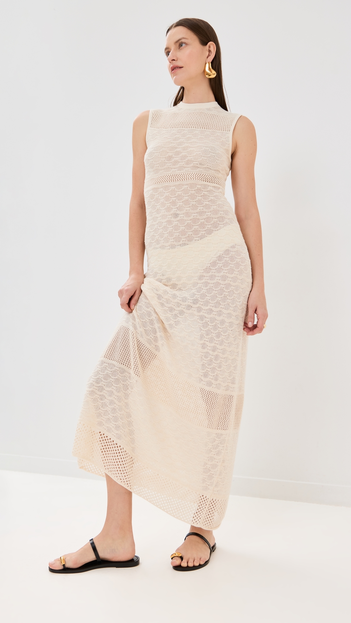 Frontera Maxi Dress Ivory