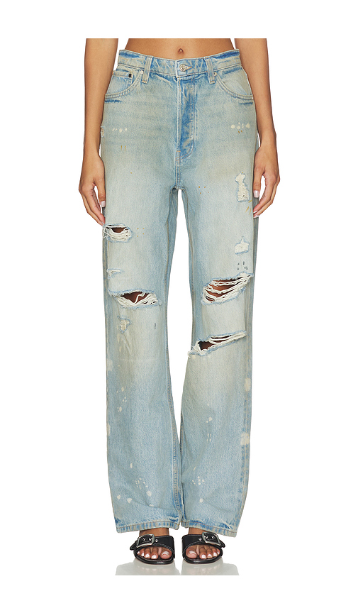 EB Denim Sofia High Rise Relaxed in Blue. - 24 also , 26