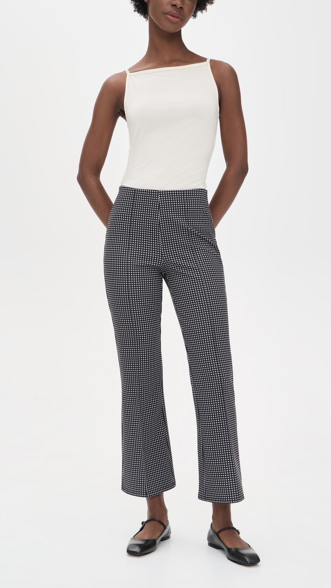 Auray Trousers Black Gingham