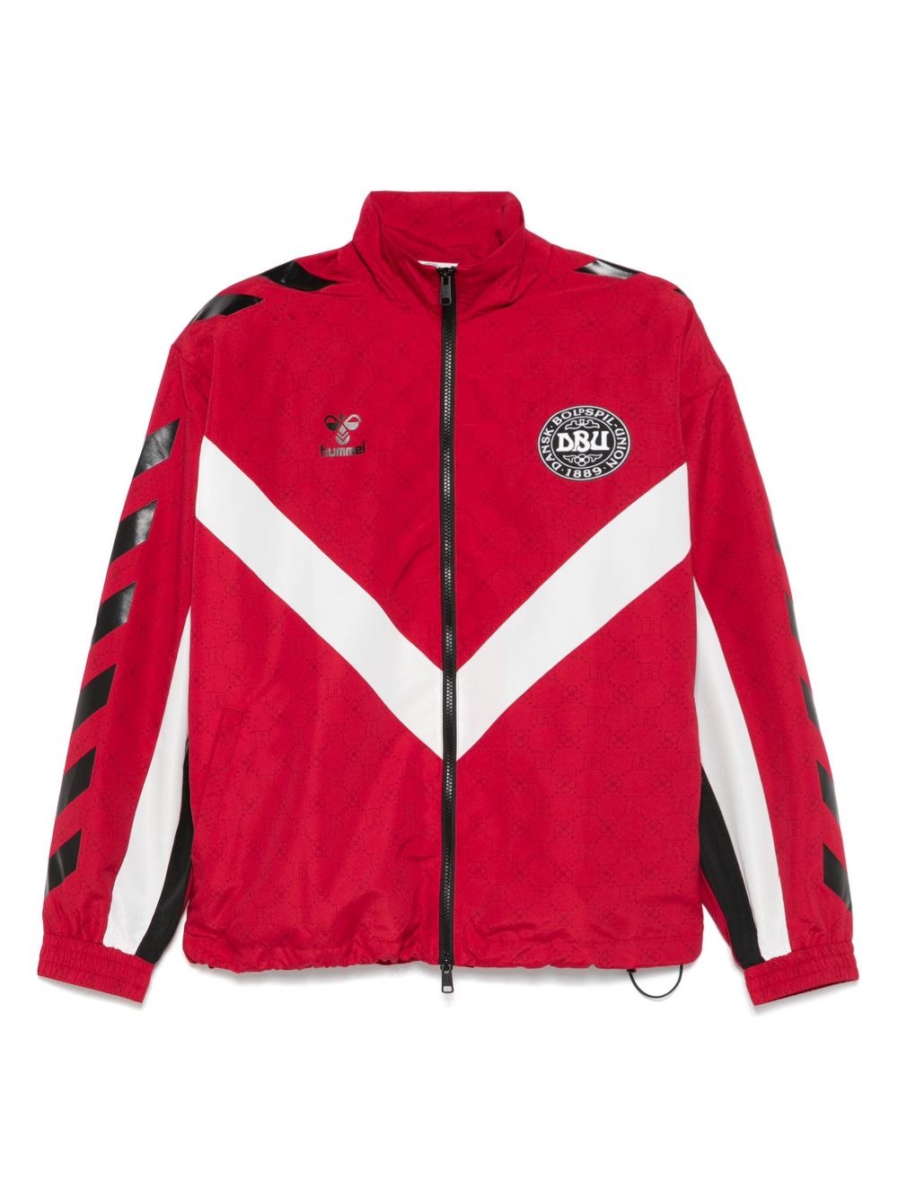 ROTATE BIRGER CHRISTENSEN x Hummel x DBU logo-print jacket - Red