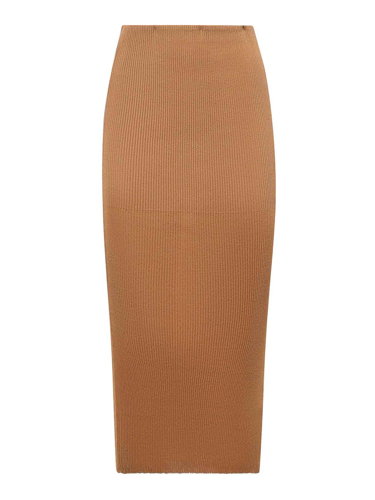 Viscose midi skirt