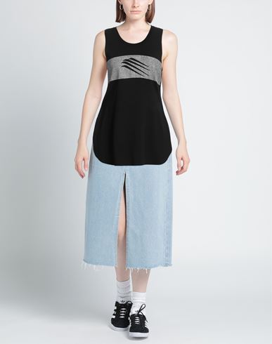 Woman Tank top Black Size 8 Viscose, Elastane