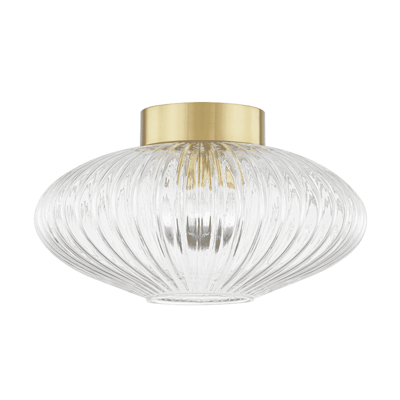 Mitzi Reba Ceiling Light in Aged Bra