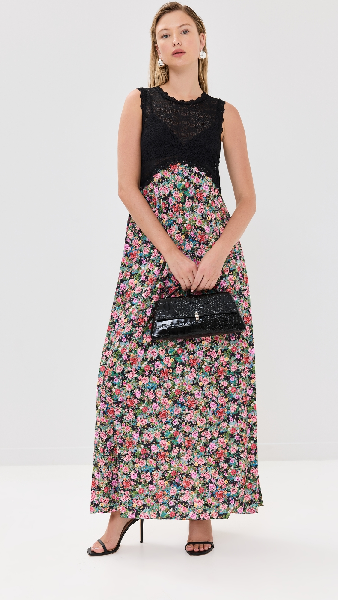 Phoebe Dress Green Garden