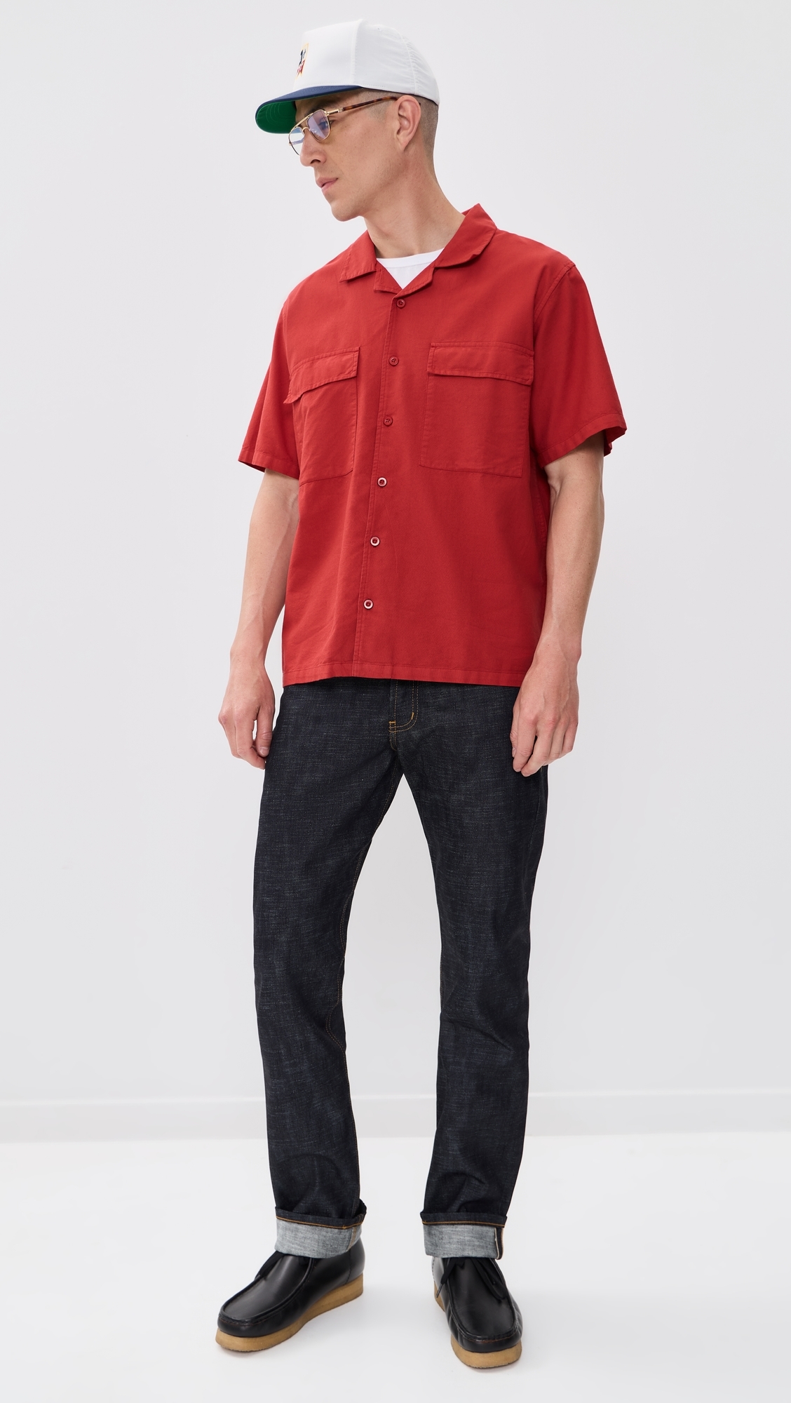 Holiday Collar Shirt Rust