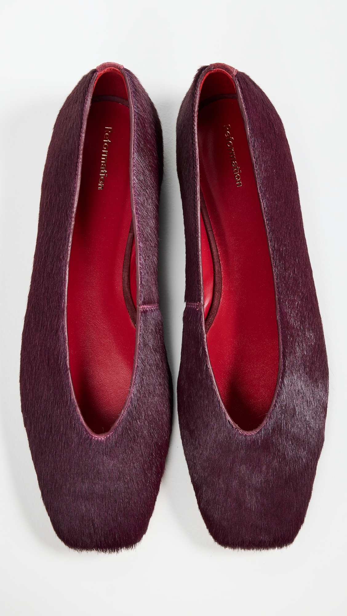 Prudence Ballet Flats Ruby Haircalf