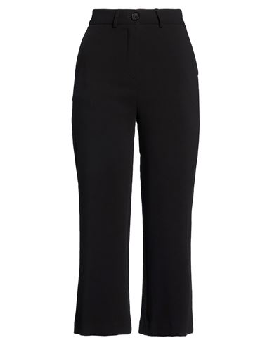 Même Road Woman Pants Black Size 4 Polyester, Rayon, Elastane