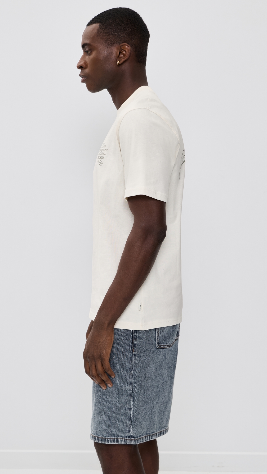 Ben Faience T Shirt Eggnog White