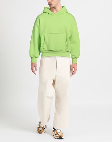 Garment Workshop Man Sweatshirt Lime green Size L Cotton