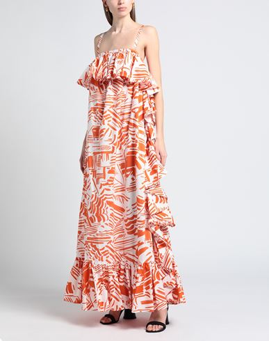 Woman Long dress Orange