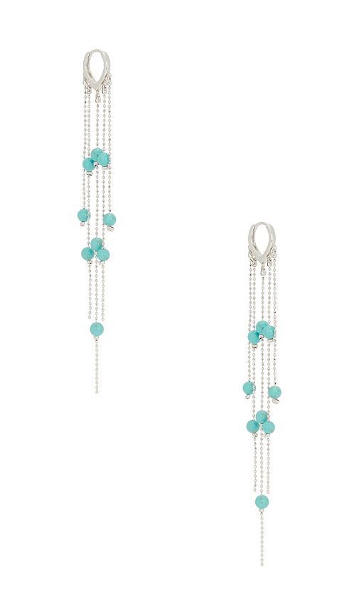 Petit moments Copacabana Earrings in Metallic SIlver,Tea