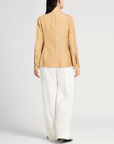 Woman Jacket Sand Size 10 Cotton, Polyamide