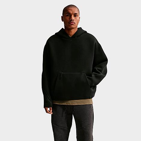 Men's Tech Ergo Fleece Pullover Hoodie in Black