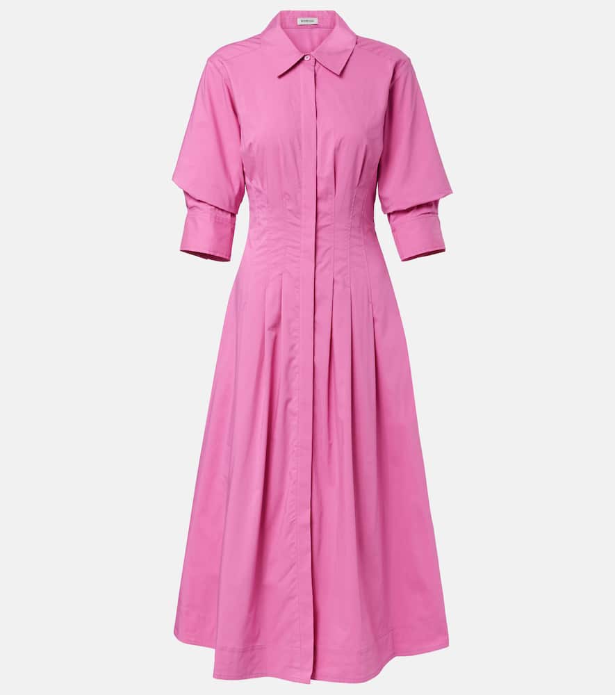 Jazz cotton-blend poplin shirt dress