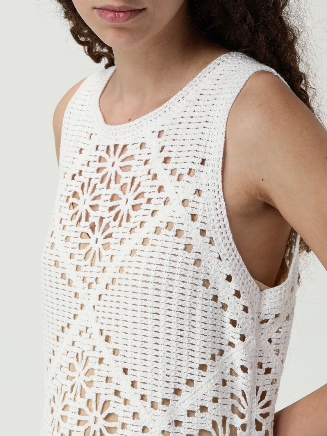Dress TWINSET Woman color Ice