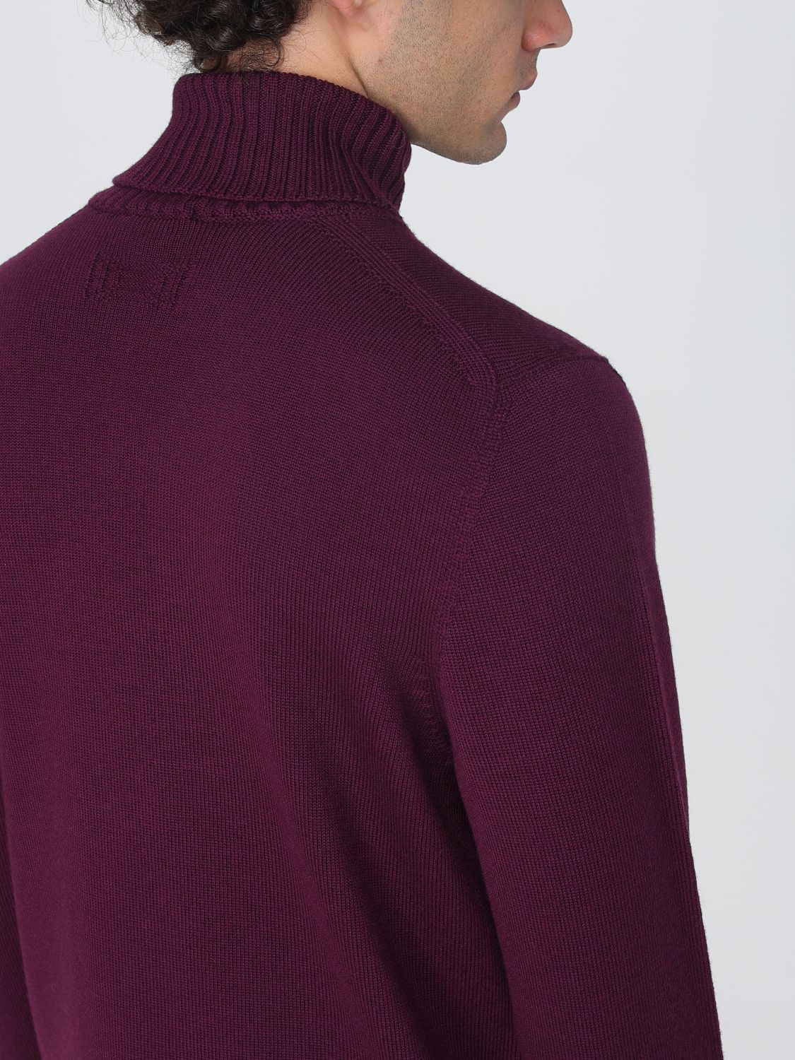 Sweater Men color Burgundy