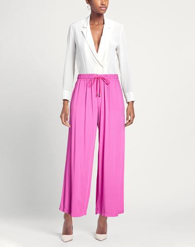 Previú Woman Pants Mauve Size 12 Viscose