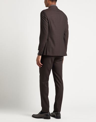 Man Suit Dark brown Size 36 Wool, Mohair wool