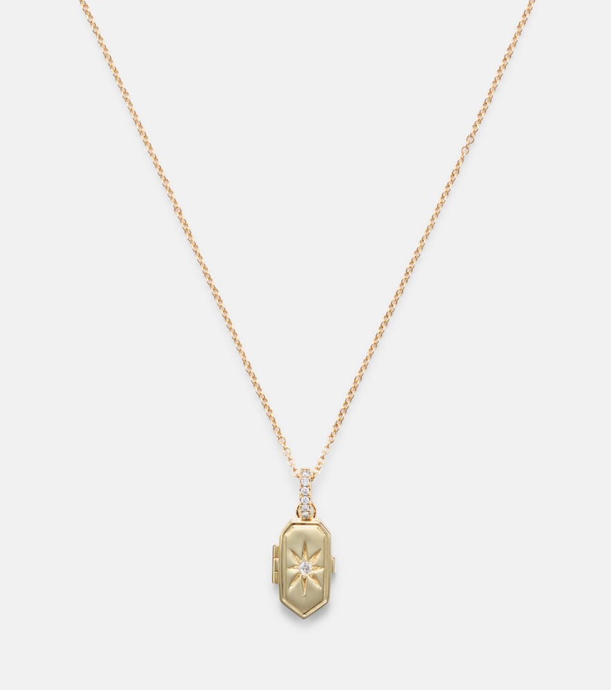 Northern Star 10kt gold necklace with diamond