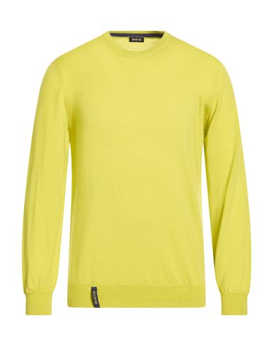 Man Sweater Lime green Size M Virgin Wool