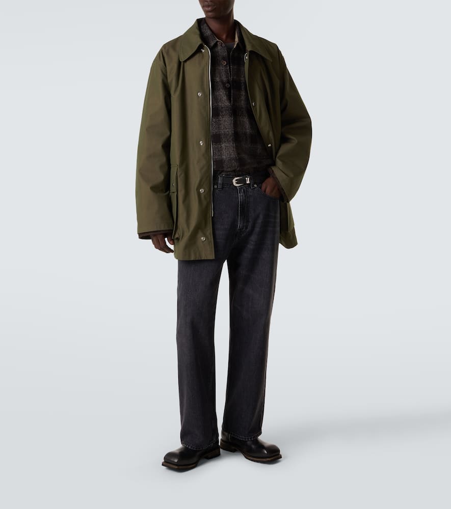 Hunter cotton-blend canvas jacket