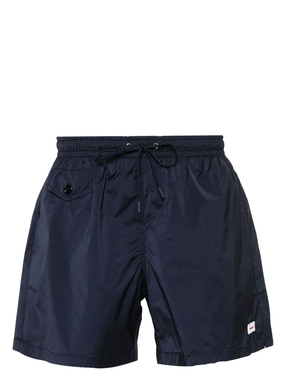 Logo-appliqué swim shorts - Blue