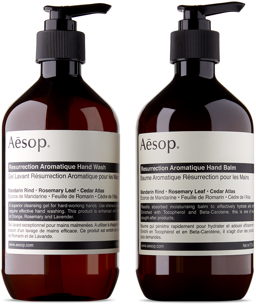 Aesop Resurrection Hand Care Duet Set, 500 mL