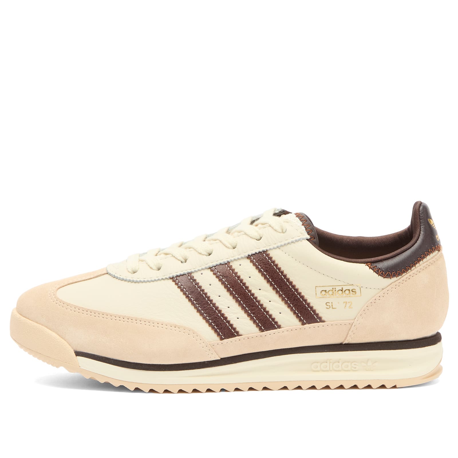 Men's SL 72 Rs Sneaker in Cream White/Dusky Bronze/Aurora Coffee