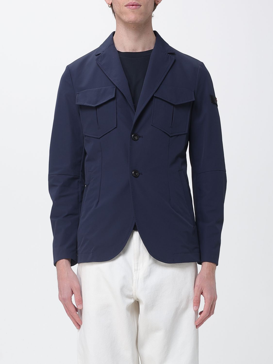 Jacket Men color Blue