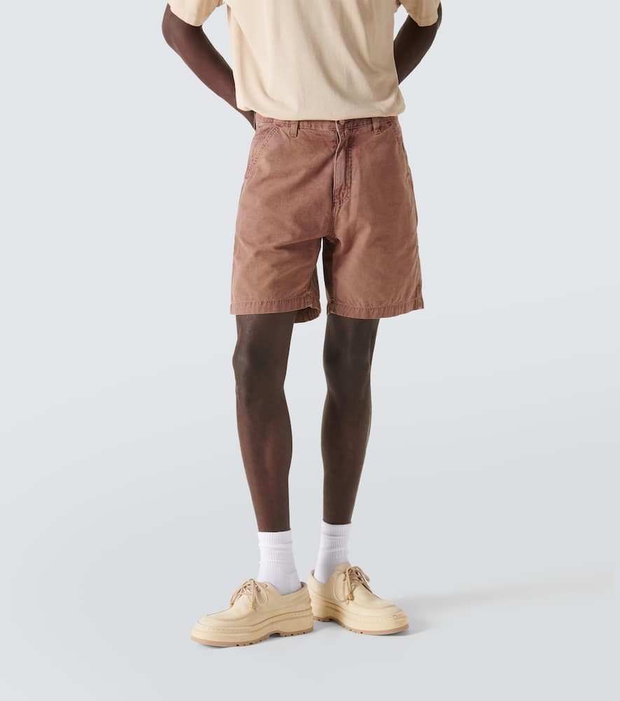 Cotton canvas shorts