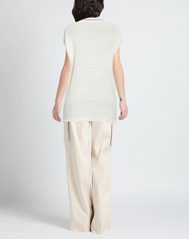Purotatto Woman Sweater Cream Size S Cotton, Polyamide