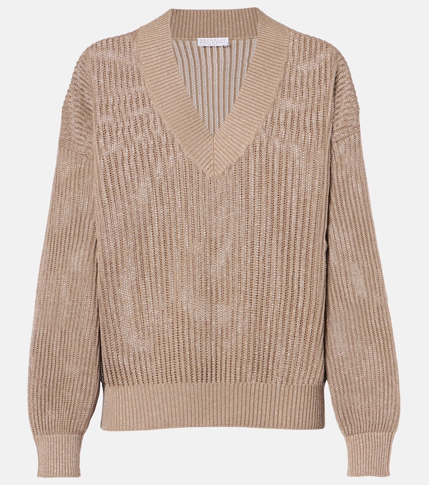 Cotton-blend sweater