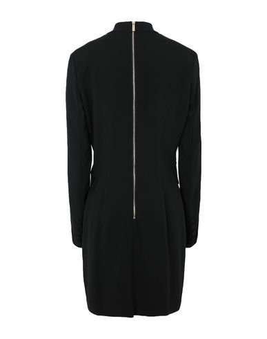 Woman Mini dress Black Size 8 Viscose, Acetate, Elastane