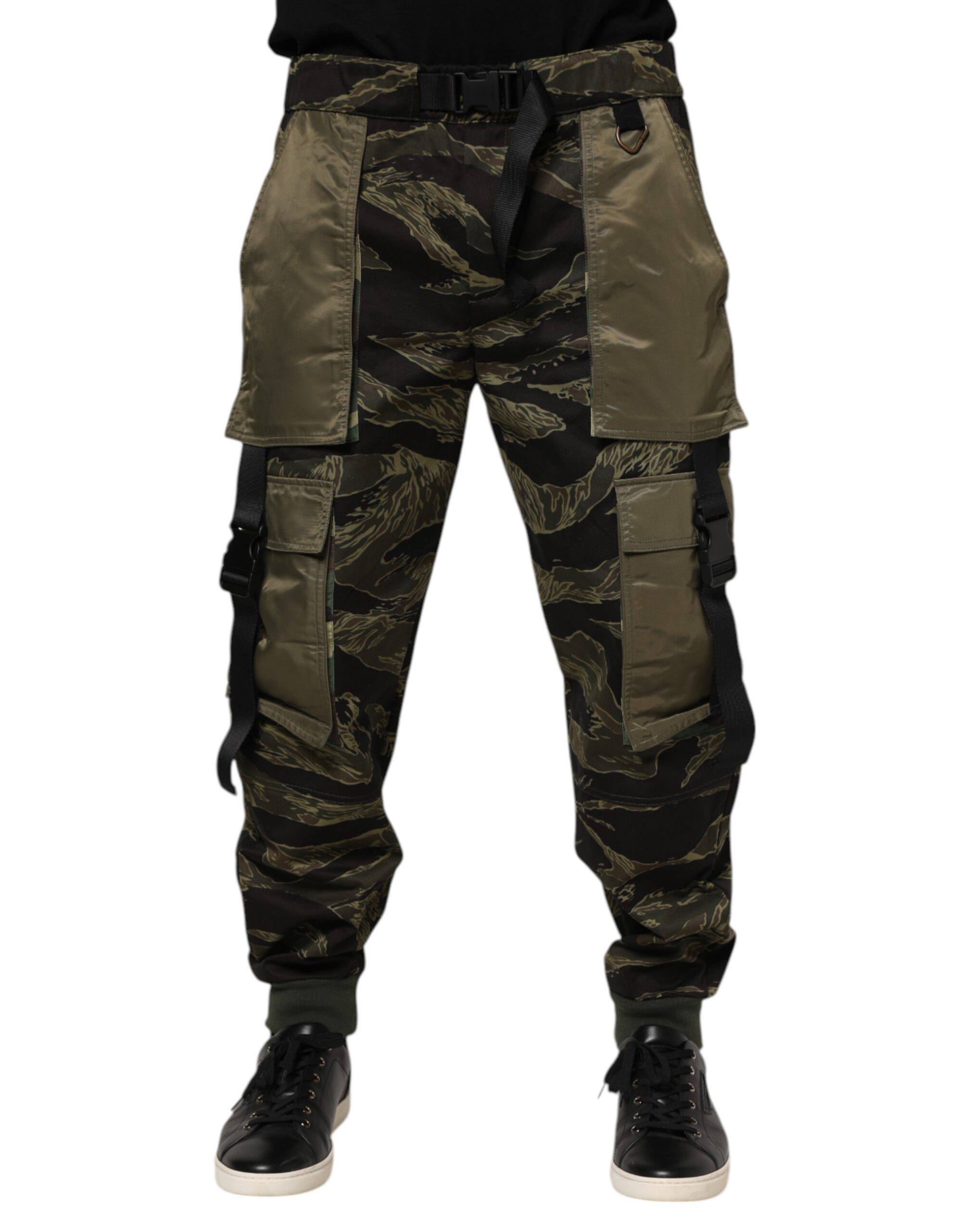 Dolce & Gabbana Multicolor Cargo Camouflage Men's Pant