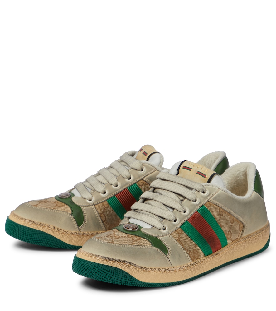 Screener leather sneakers