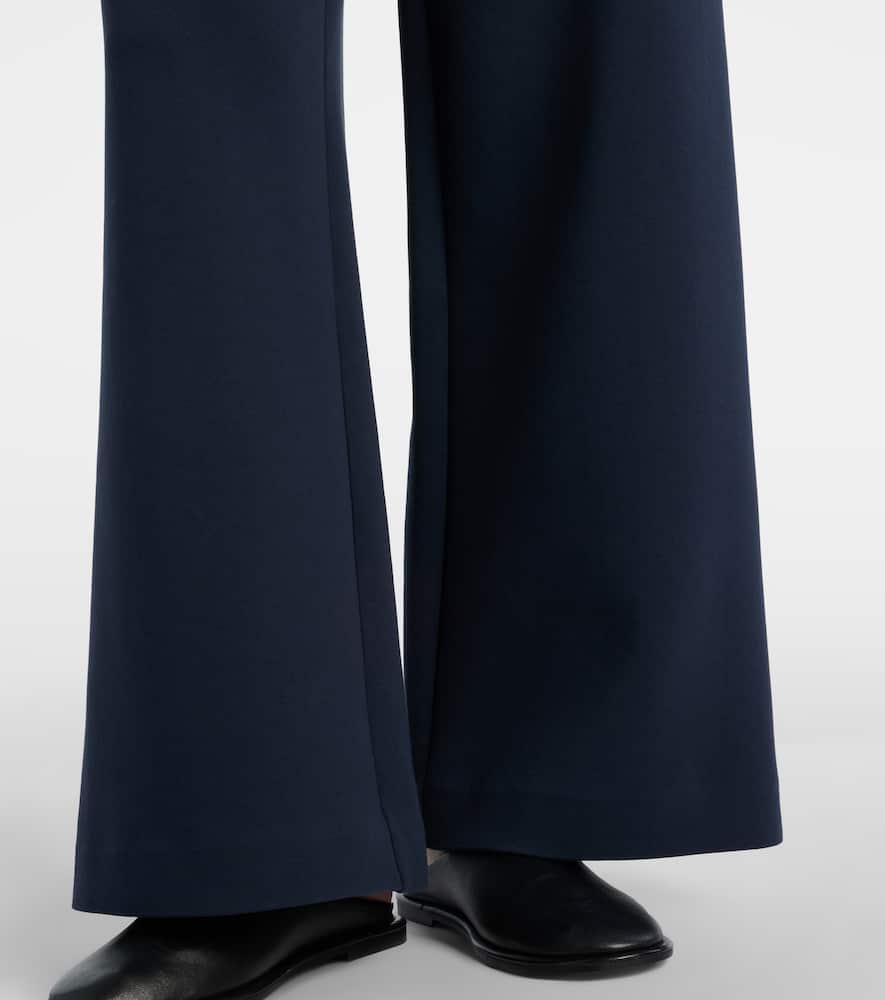 Aerovia cotton-blend wide-leg pants