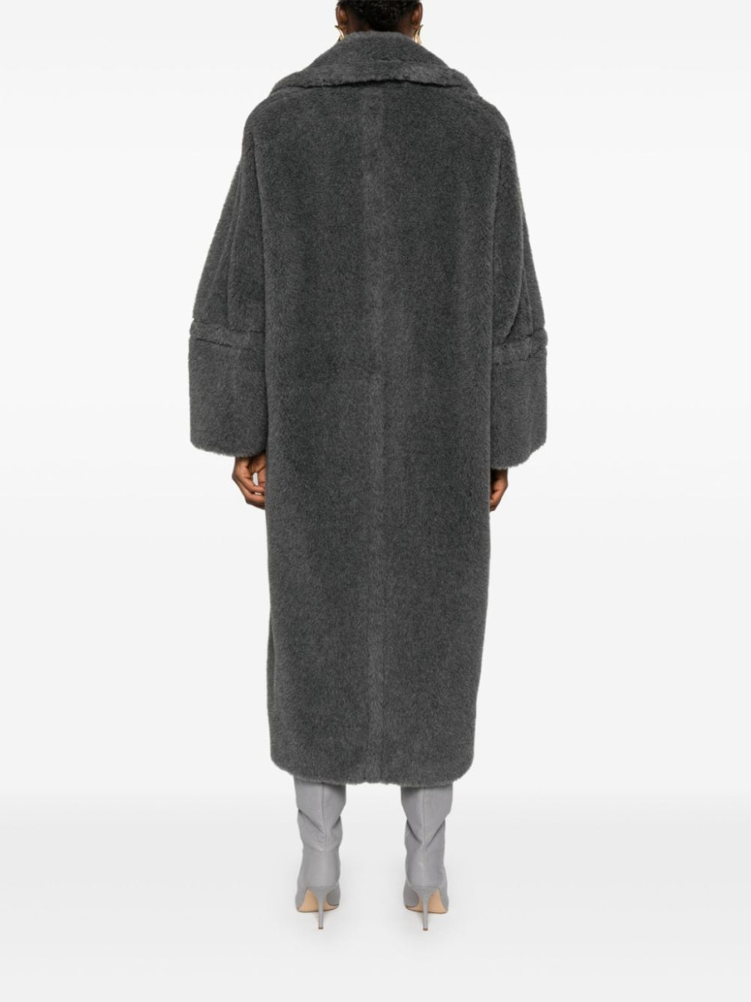 Oversized Teddy Coat In Wool And Alpaca Coats