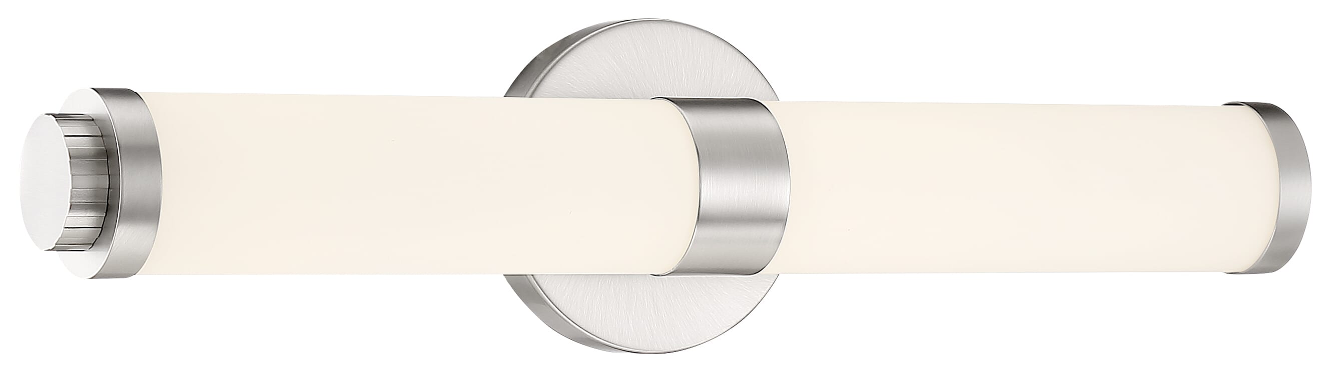 Access Aqua Bathroom Vanity Light in Brushed Steel - 62530LEDD-BS/OP