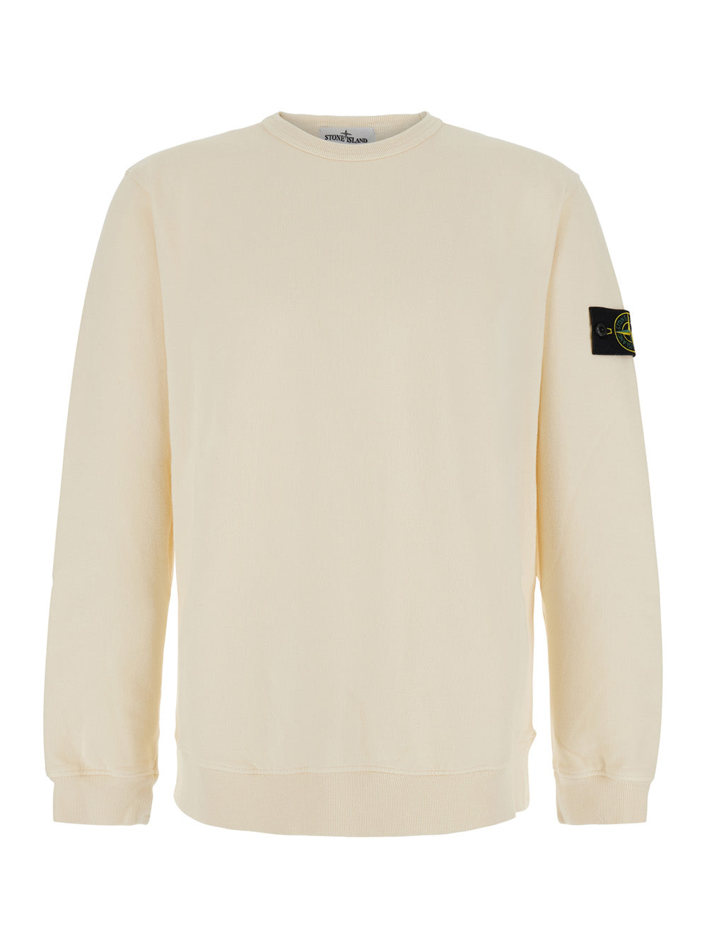 Zip-Up Hooded Organic Cotton Sweatshirt — White