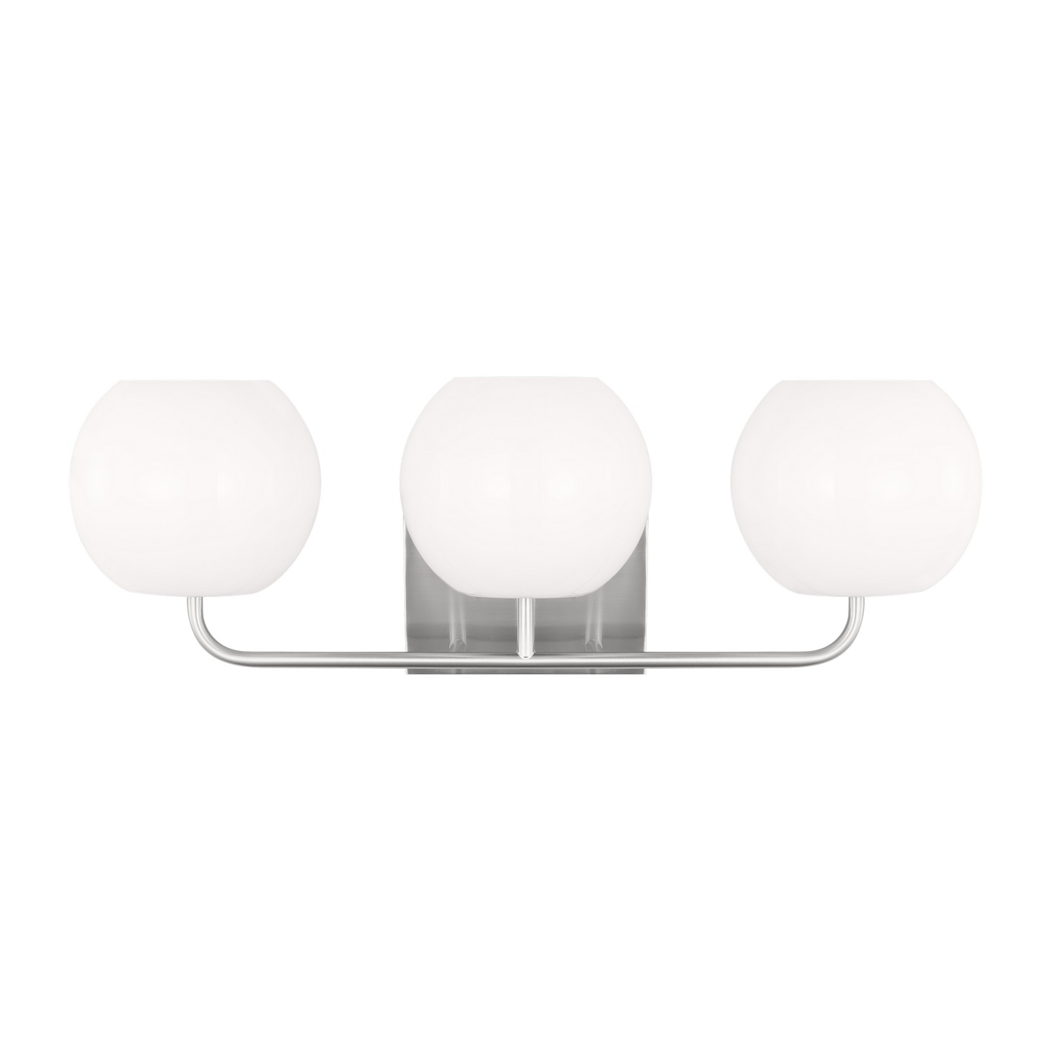 Brushed Steel Bathroom Vanity Light from the Rory Collection